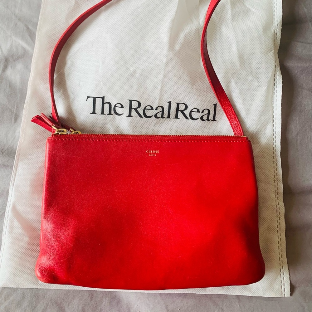CÉLINE trio crossbody purse